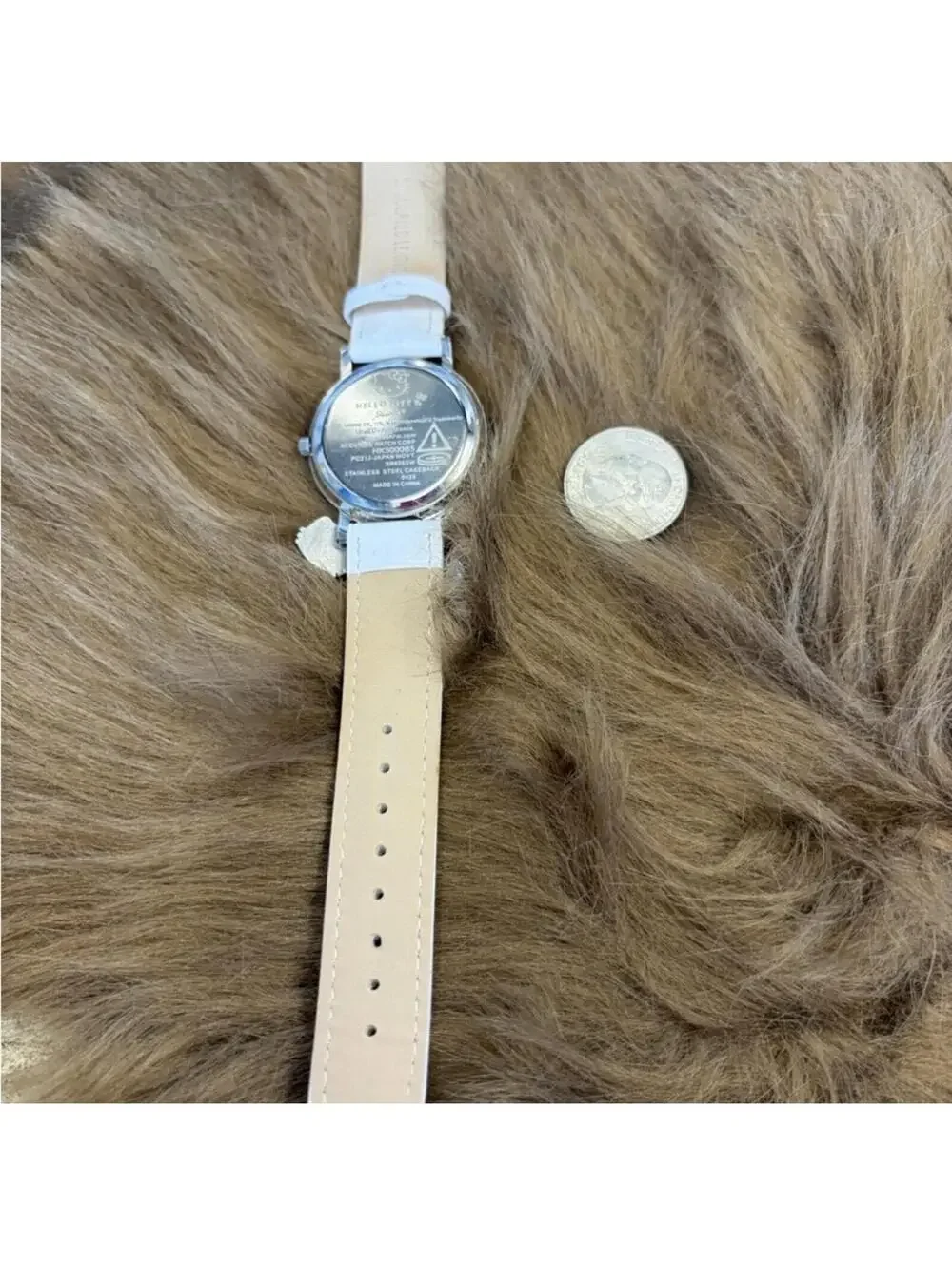 Sanrio White Watch with Hello Kitty Charms